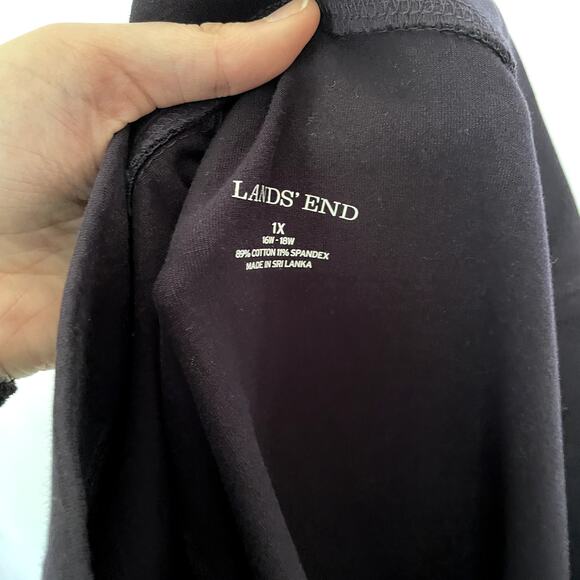 Lands' End elastic waist comfortable trousers women's size XL curvy fit casual - Picture 5 of 5